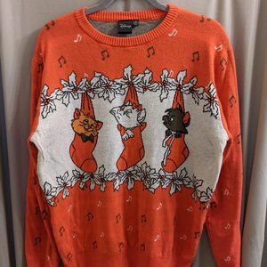 Disney Aristocats Holiday Christmas Ugly Sweater